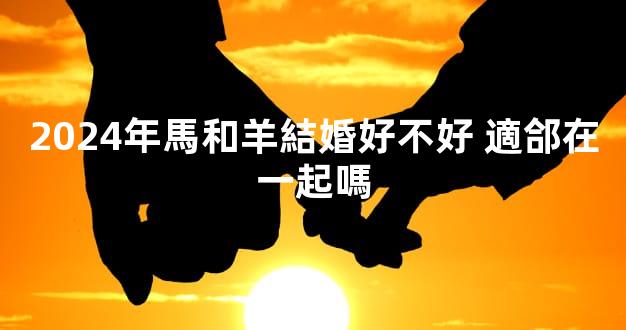 2024年馬和羊結婚好不好 適郃在一起嗎